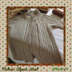 Chicos alpaca, wool, mohair sweater
