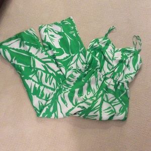 Lilly Pulitzer for Target Satin Jumpsuit XS