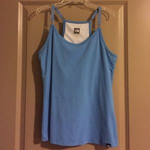 North Face Vapor Wick Blue Tank
