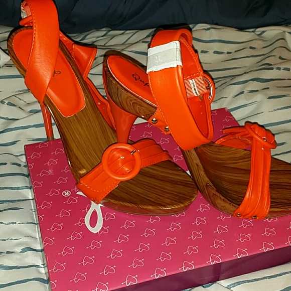Orange  heels