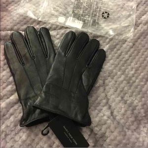 Andrew Marc men's leather gloves nwt