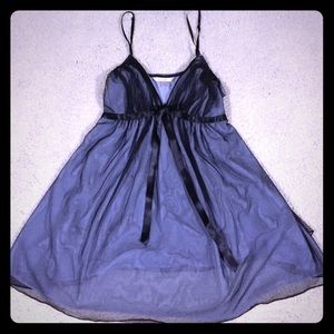 Black and gray nightgown