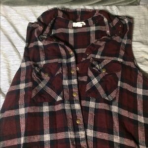 Tank top flannel