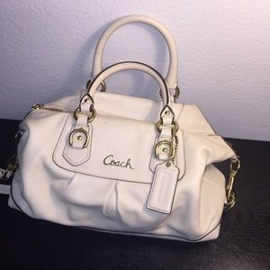 Coach Leather 'Ashley' satchel (Cream)