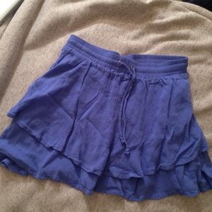 Urban Outfitters flowy blue skirt