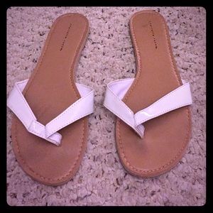 Cute white sandals