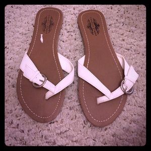 Cute white sandals
