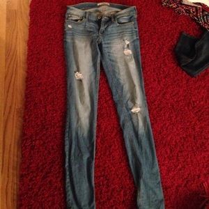 Hollister mildly ripped jeans