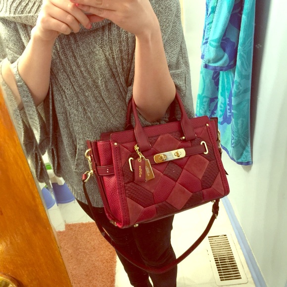 Coach swagger cherry red For @cassietango ONLY