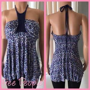 Free People Boho Halter Top