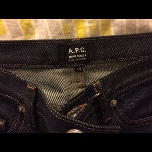 A.P.C raw denim.