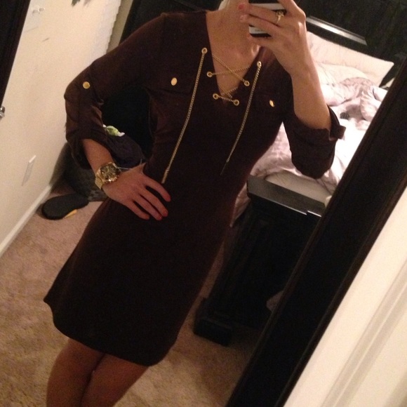 🌸SOLD🌸🎉🎀HOST PICK🌸💋 Michael Kors Chain Dress - Picture 3 of 4