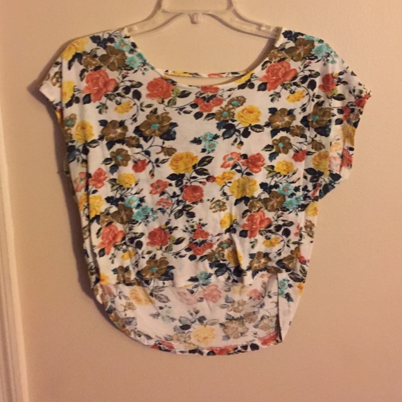Floral Print High-Low