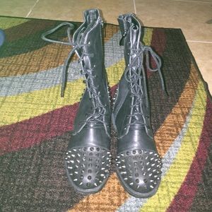spiked boots
