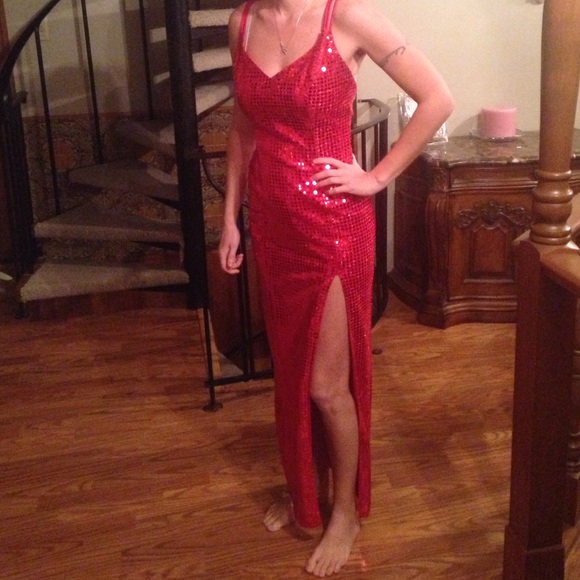 Red dress