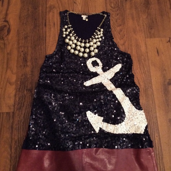 J.Crew sequined tank top