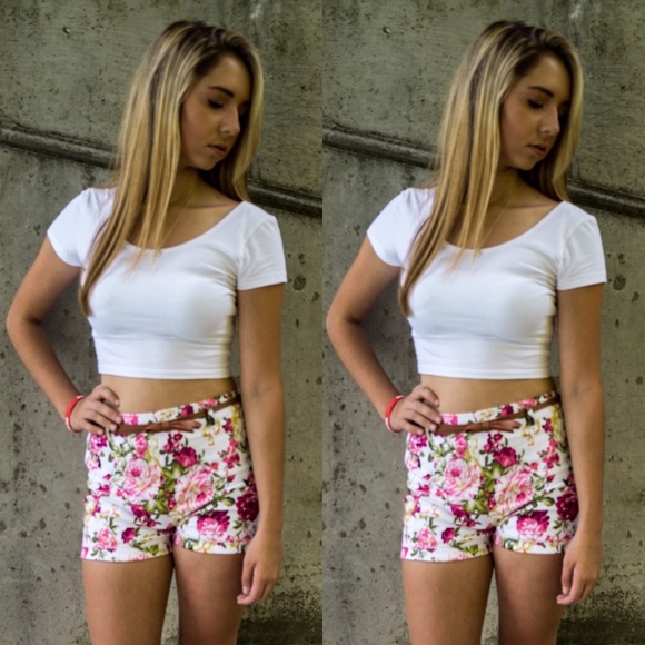 White Crop Top