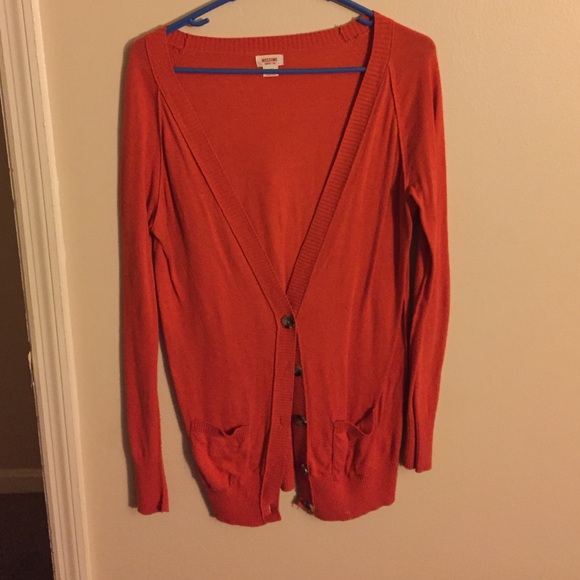 Burnt orange cardigan