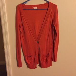 Burnt orange cardigan