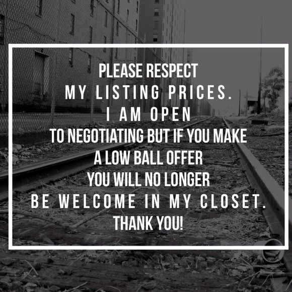 Open to reasonable offers