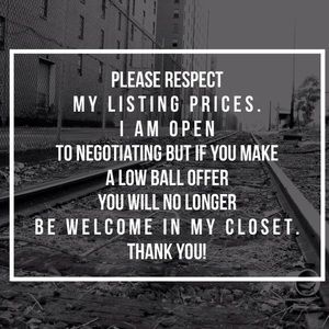 Open to reasonable offers