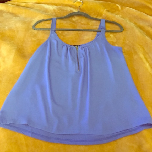 Express Purple Dressy Tank Top