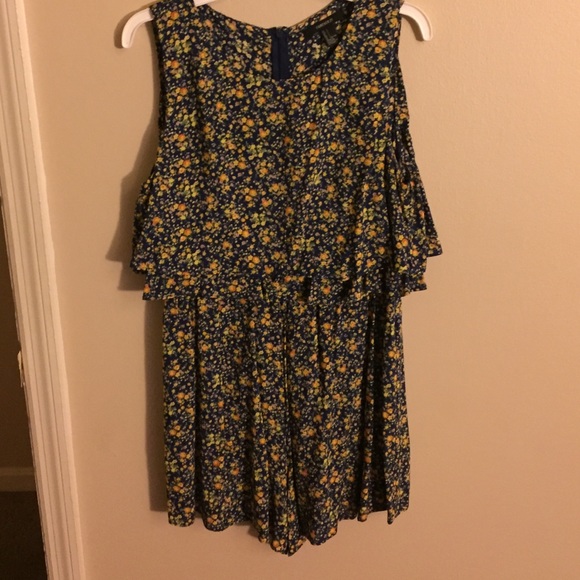 Floral peplum romper - Picture 1 of 3
