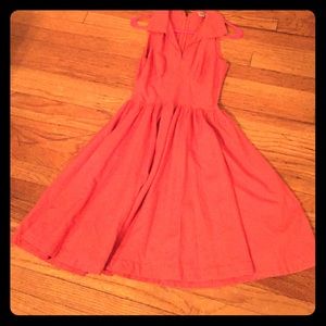 ASOS Burnt Orange Collared Dress