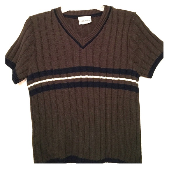 Knit v-neck top