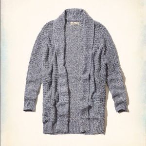 Light blue knit Cocoon Sweater Cardigan