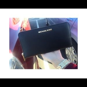 JetSet Travel Saffiano Leather Continental Wallet