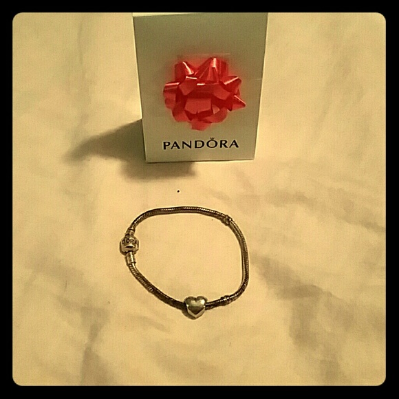 Silver Pandora bracelet