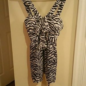 Charlotte Russe Animal Print Top