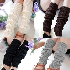 Knit Crochet Leg Warmer Socks *One Pair Left*