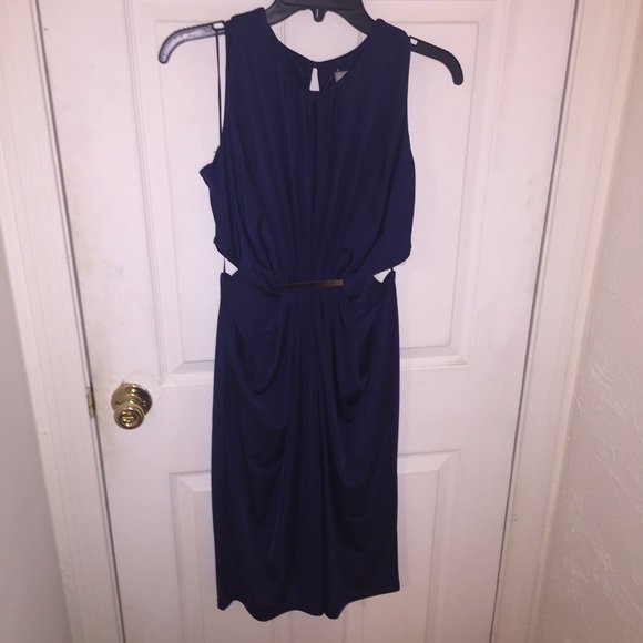 Asos Draped midi cutout Cocktail/ Wedding Dress.