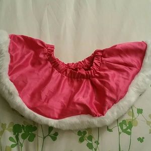 Pink skirt and pink Santa hat from VS