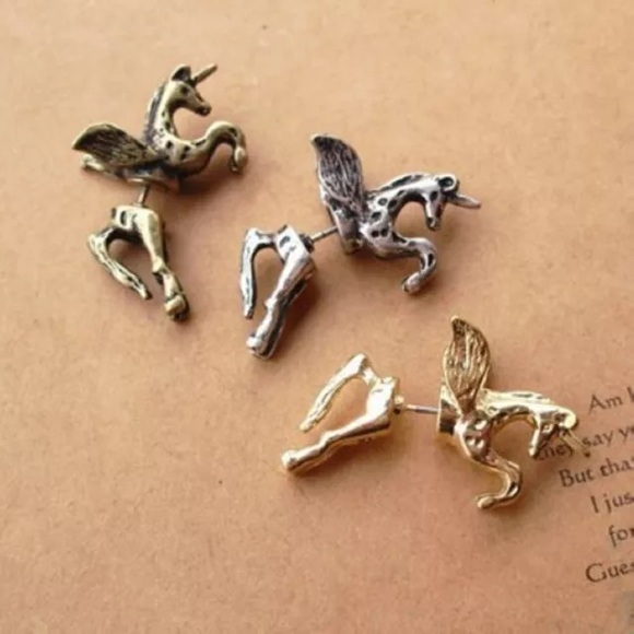 Unicorn / Pegasus earring - Picture 2 of 3