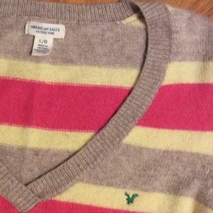 Striped American Eagle sweater