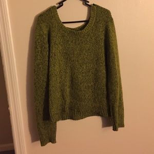 Dark green sweater