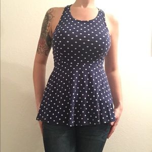 Polka dot tank top