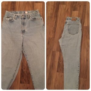 90's style high waisted Calvin Klein jeans