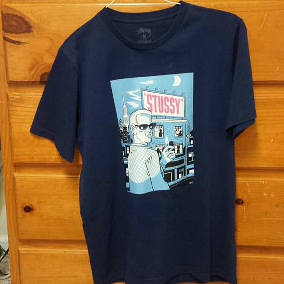 St?ssy x Daniel Clowes collaboration tee. MEDIUM