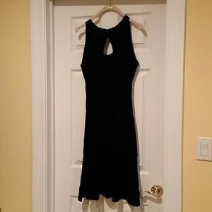 Yoana Baraschi Navy Ribbed Dress