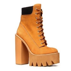NEW Jeffrey Campbell HBIC Boot in Wheat Nubuck