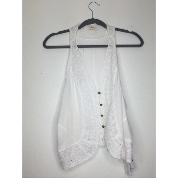 💥flash sale💥 over shirt lace vest 💥flash sale💥