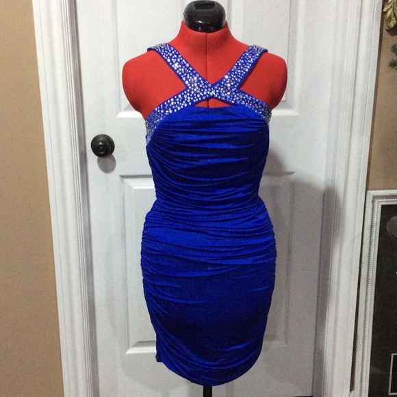 Blue Party Dress