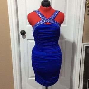 Blue Party Dress