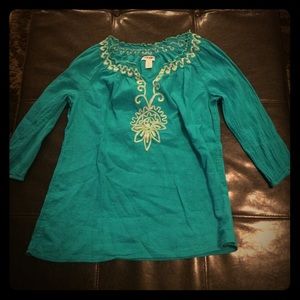 Teal Old Navy Shirt Size M