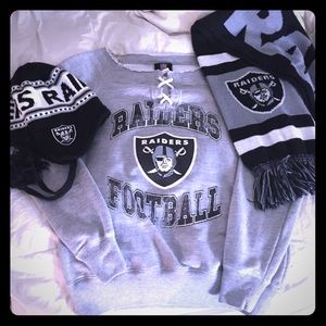 NWOT raider sweater