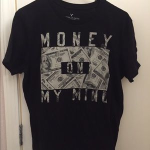 American eagle men T: "money on my mind"